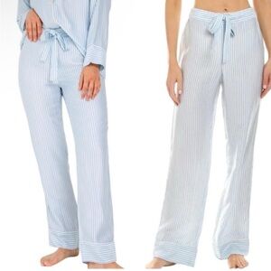 Ettitude Blue Striped Pajama Set